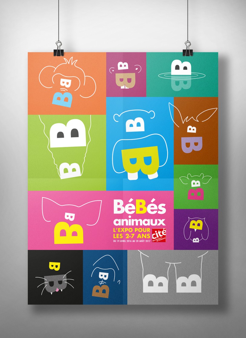 affiches tous les animaux exposition bébés animaux cité des sciences