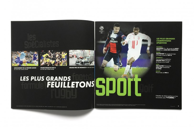 brochure grand public programmes sports canal+