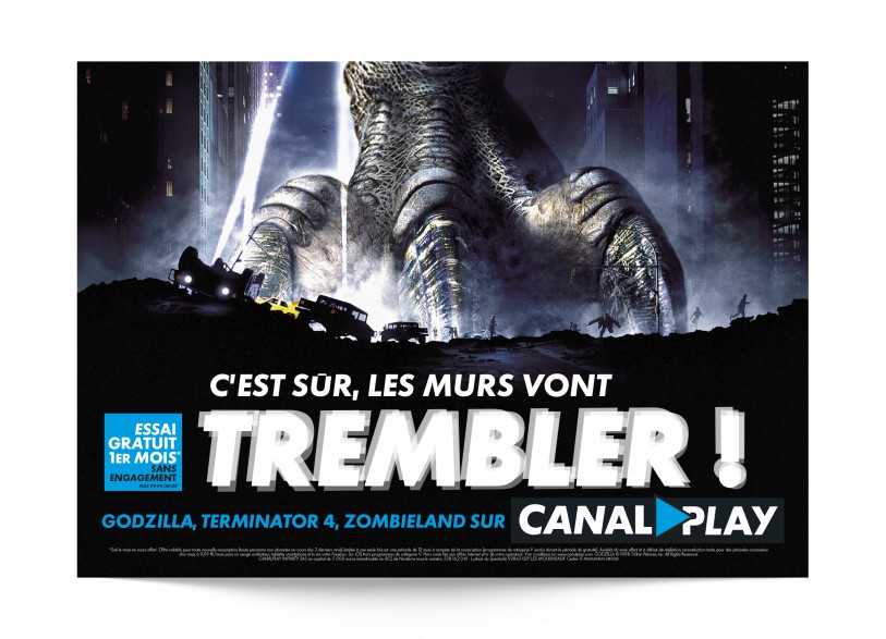 Godzilla les murs vont trembler aktu free pub canalplay