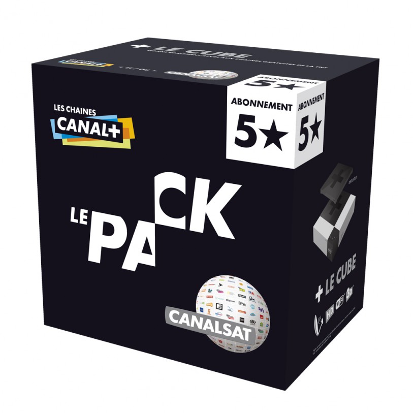 Packaging décodeur canal+ 5 étoiles