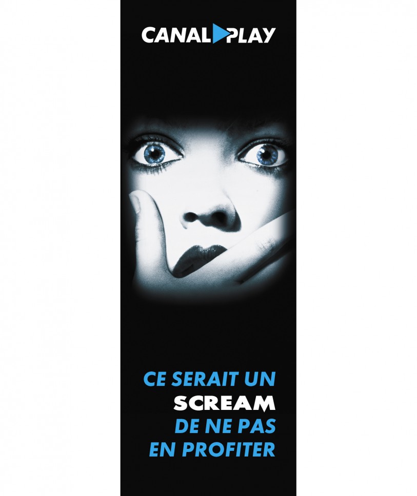 scream paris international fantastic film festival flyer canalplay